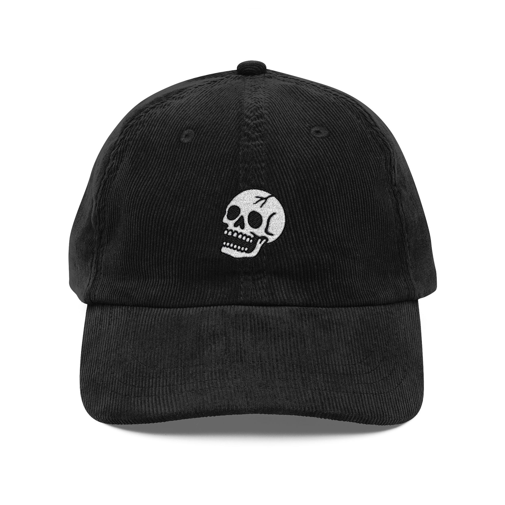 BORN 2 SCORN Vintage Corduroy Skull Cap